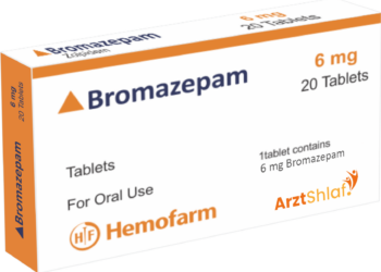 Bromazepam 6 mg zum schlafen