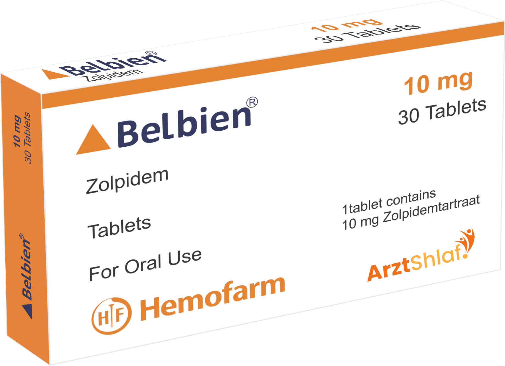 Zolpidem Belbien 10mg 30 Tabletten